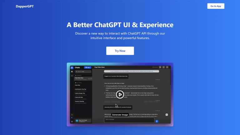 ChatGPT User Interface Enhancement | DapperGPT | AllAiWebsite
