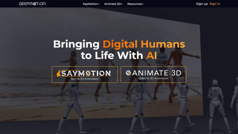 AI Motion Capture | DeepMotion | AllAiWebsite