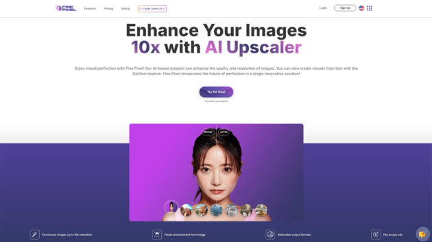 AI Image Upscaling | FinePixel | AllAiWebsite