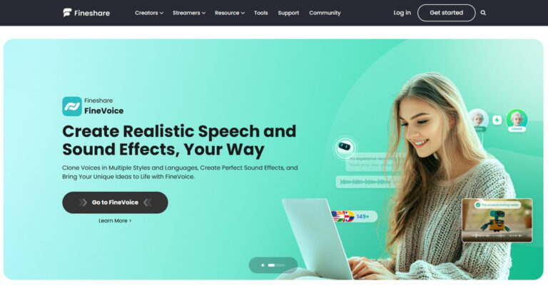 AI Audio and Video Solutions | Fineshare | AllAiWebsite