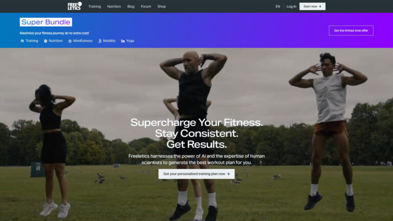 AI Fitness Coach | Freeletics | AllAiWebsite
