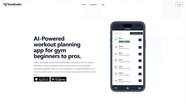 AI Workout Planner | GymBuddy AI | AllAiWebsite