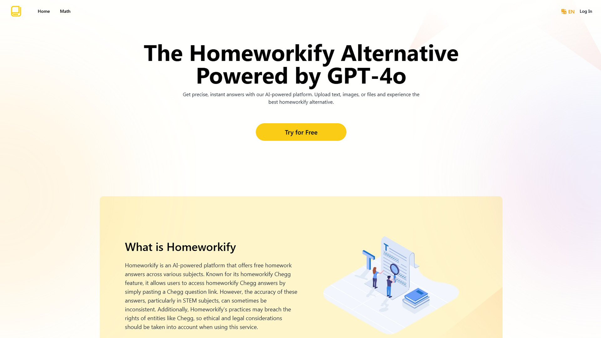 AI Homework Helper | Homeworkify.im | AllAiWebsite