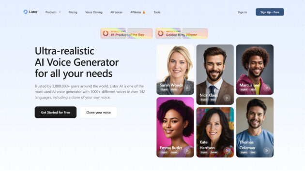 AI Text-to-Speech | Listnr | AllAiWebsite