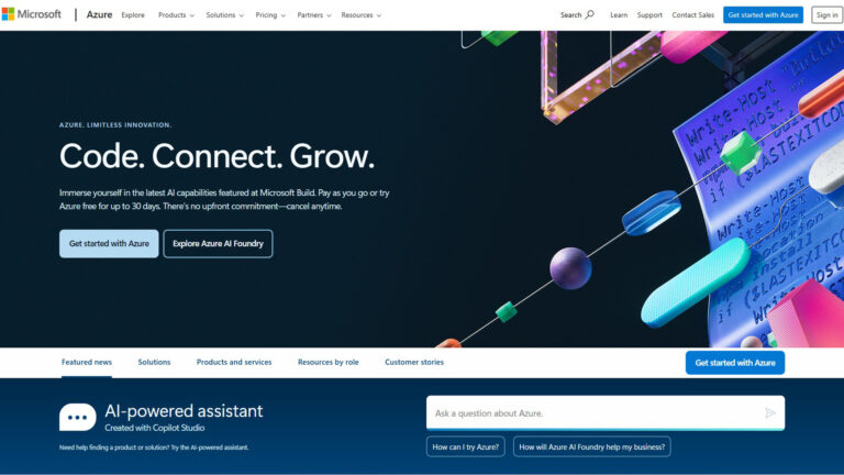Cloud Computing Platform | Microsoft Azure | AllAiWebsite