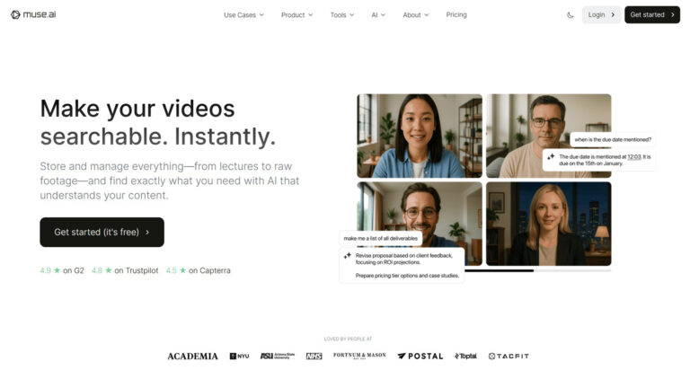 AI Video Platform | Muse.ai | AllAiWebsite