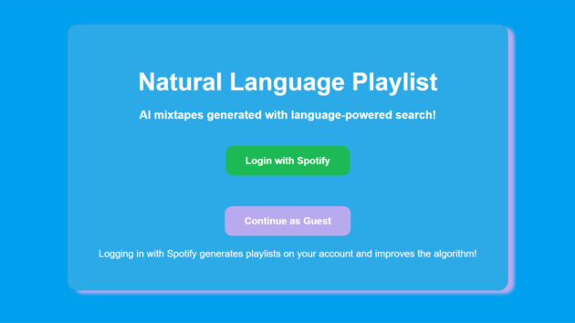 AI Playlist Generation | Natural Language Playlist | AllAiWebsite