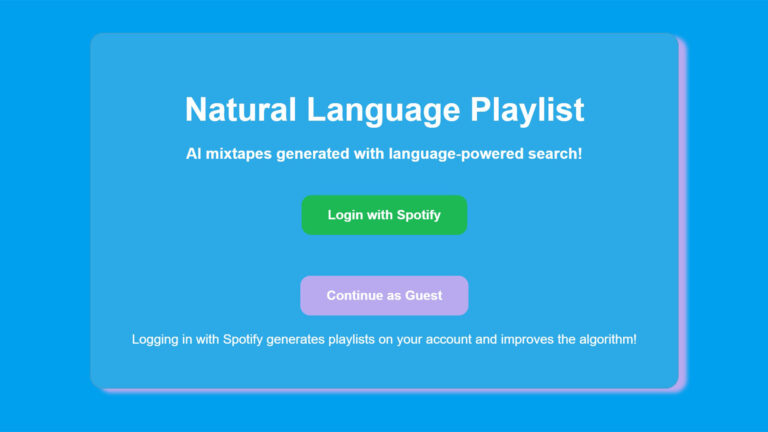 AI Playlist Generation | Natural Language Playlist | AllAiWebsite