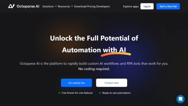 Octoparse AI | AllAiWebsite