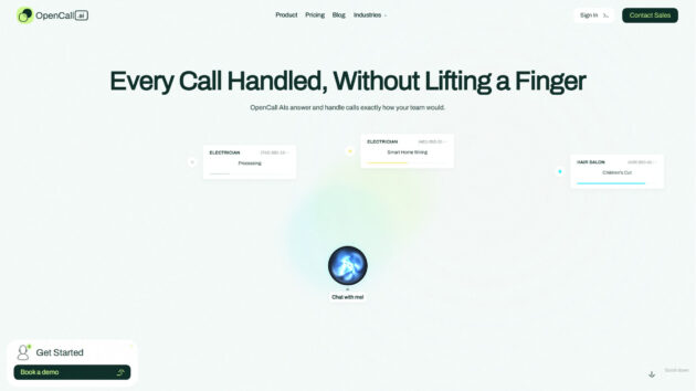 AI Call Center Software | OpenCall.ai | AllAiWebsite