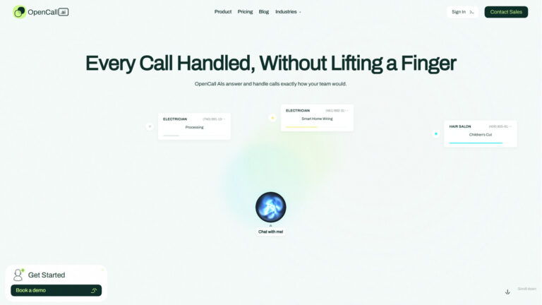 AI Call Center Software | OpenCall.ai | AllAiWebsite