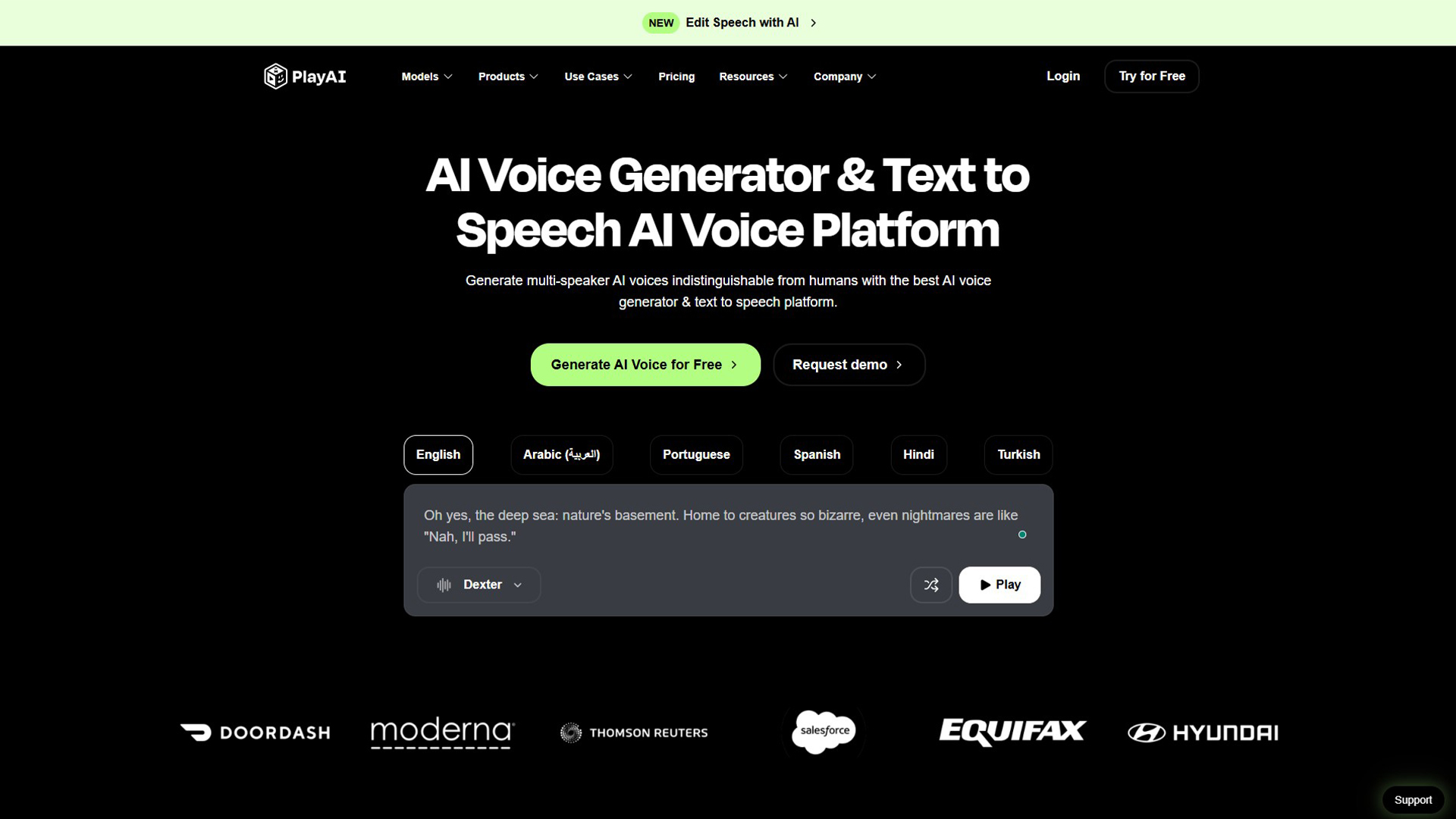 AI Text-to-Speech | PlayHT | AllAiWebsite