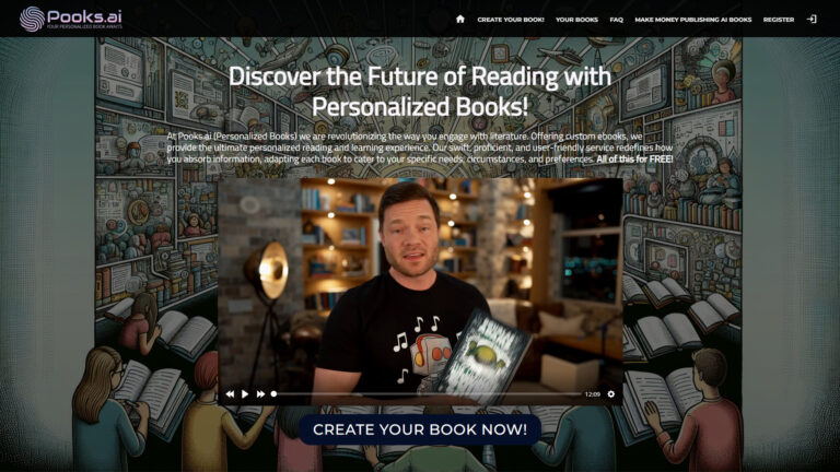 AI Personalized Books | Pooks.ai | AllAiWebsite