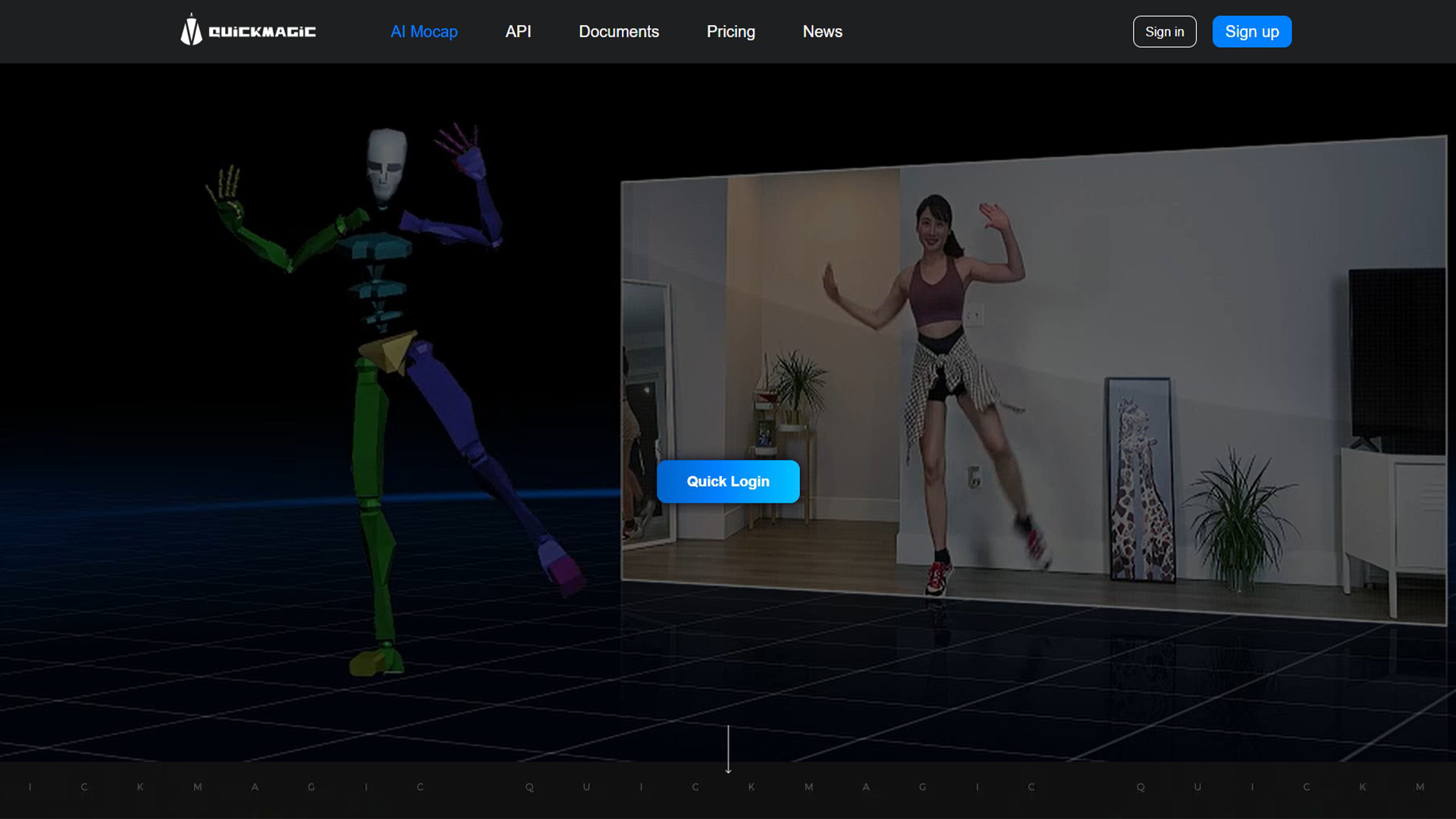 AI Motion Capture | QuickMagic | AllAiWebsite