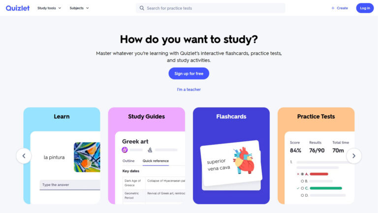 AI Study Platform | Quizlet | AllAiWebsite