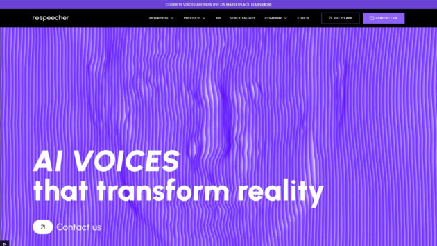 AI Voice Cloning | Respeecher | AllAiWebsite