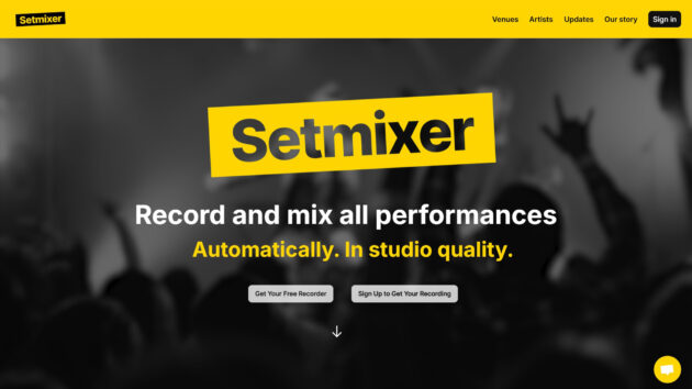 AI Live Music Recording | Setmixer | AllAiWebsite