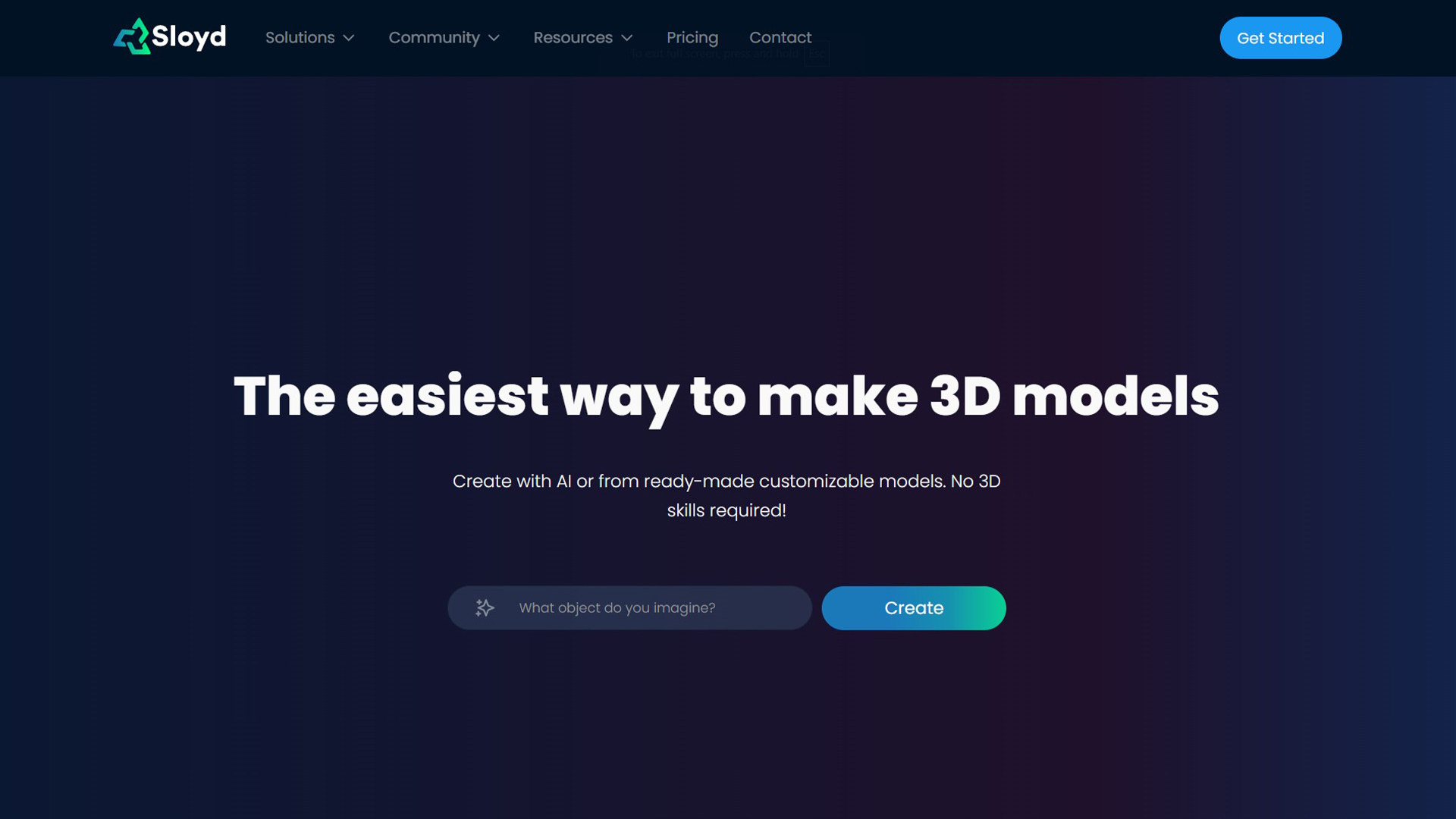 AI 3D Model Generation | Sloyd AI | AllAiWebsite