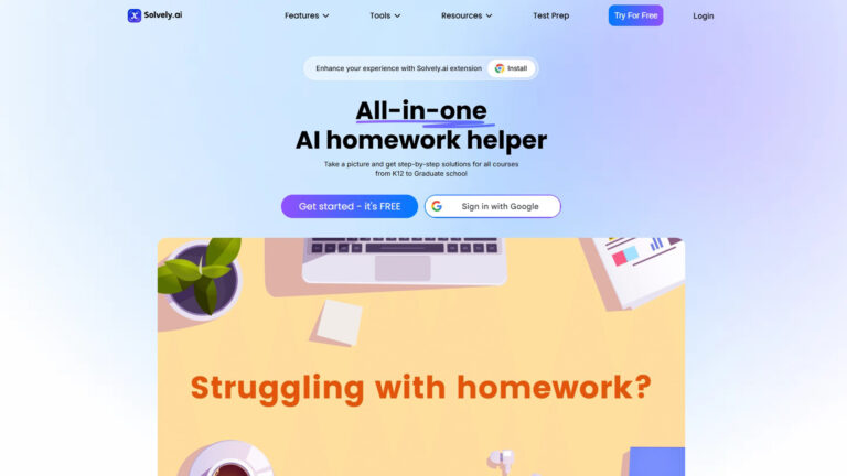 AI Homework Solver | Solvely | AllAiWebsite