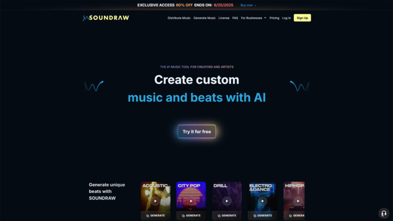Soundraw | AllAiWebsite