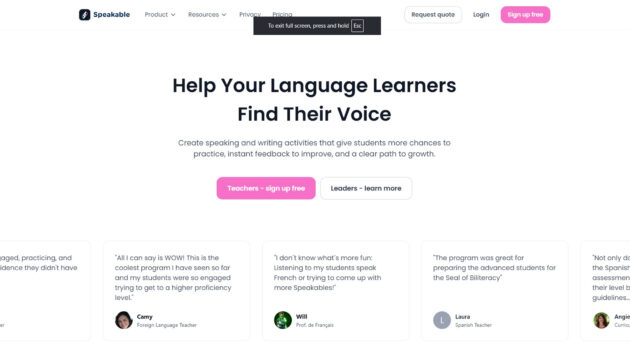 AI Public Speaking Coach | Speakable | AllAiWebsite