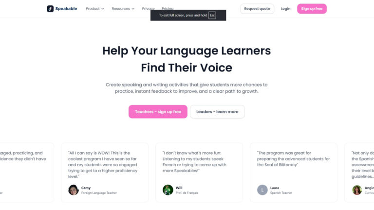 AI Public Speaking Coach | Speakable | AllAiWebsite