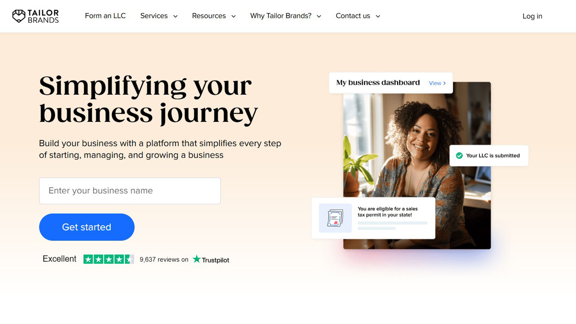 AI Business Builder | Tailor Brands | AllAiWebsite