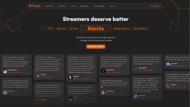 AI Live Stream Engagement | Tangia | AllAiWebsite