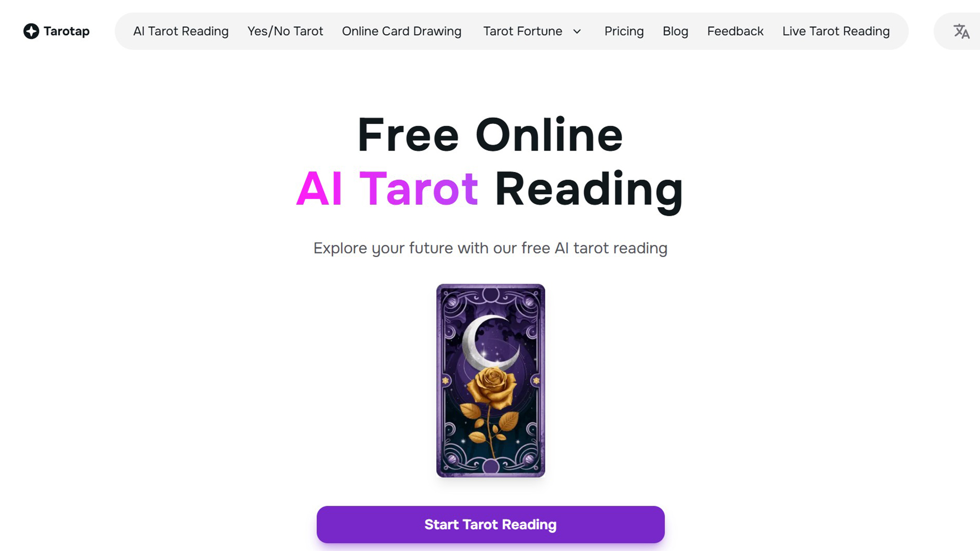 AI Tarot Reading App | Tarotap | AllAiWebsite