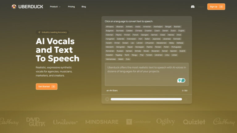AI Voice Synthesis | Uberduck | AllAiWebsite