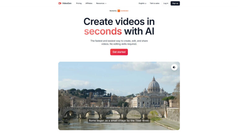 AI Video Generation | VideoGen | AllAiWebsite