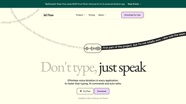 AI Voice Dictation | Wispr Flow | AllAiWebsite