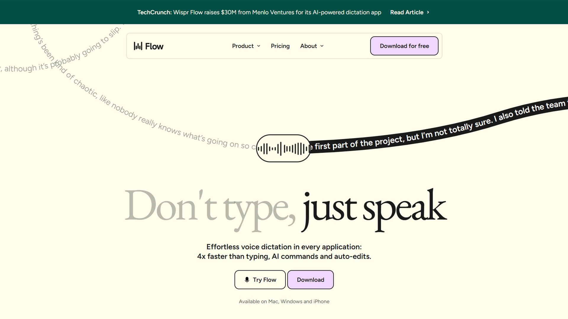 AI Voice Dictation | Wispr Flow | AllAiWebsite