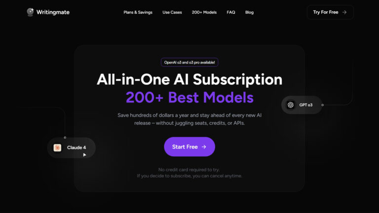 AI Writing Assistant | Writingmate | AllAiWebsite