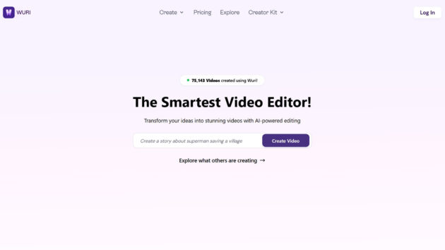 AI Video Content Creation | Wuri | AllAiWebsite
