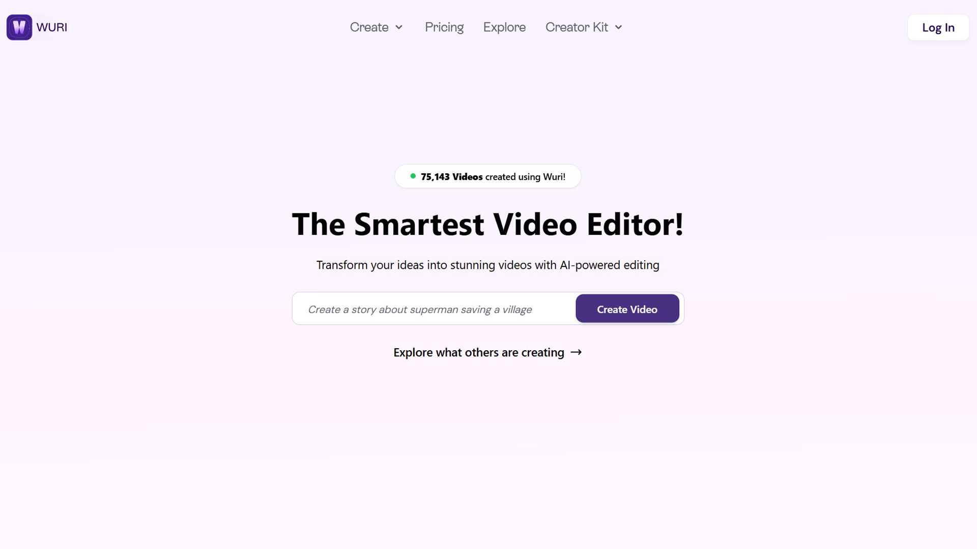 AI Video Content Creation | Wuri | AllAiWebsite