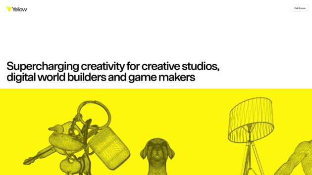 AI 3D Tools for Gaming | Yellow | AllAiWebsite
