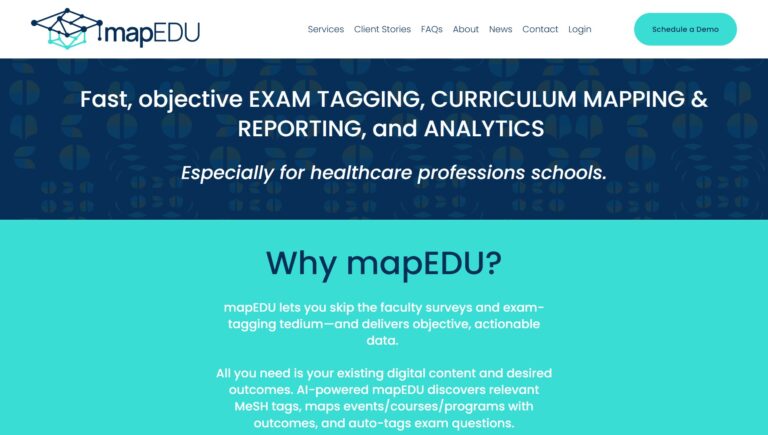 AI Curriculum Mapping Software | mapEDU | AllAiWebsite