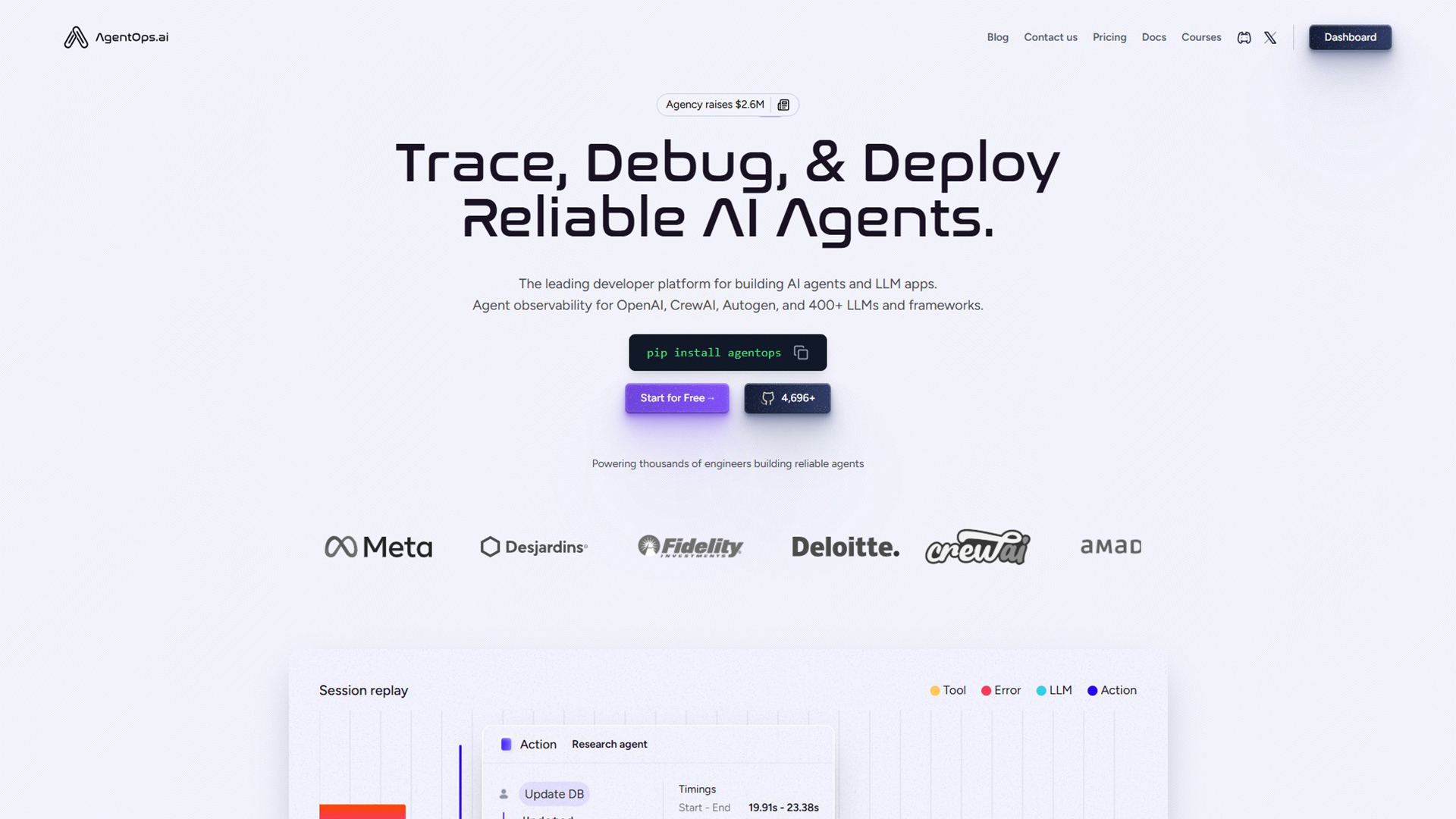 AI Agent Observability | AgentOps | AllAiWebsite