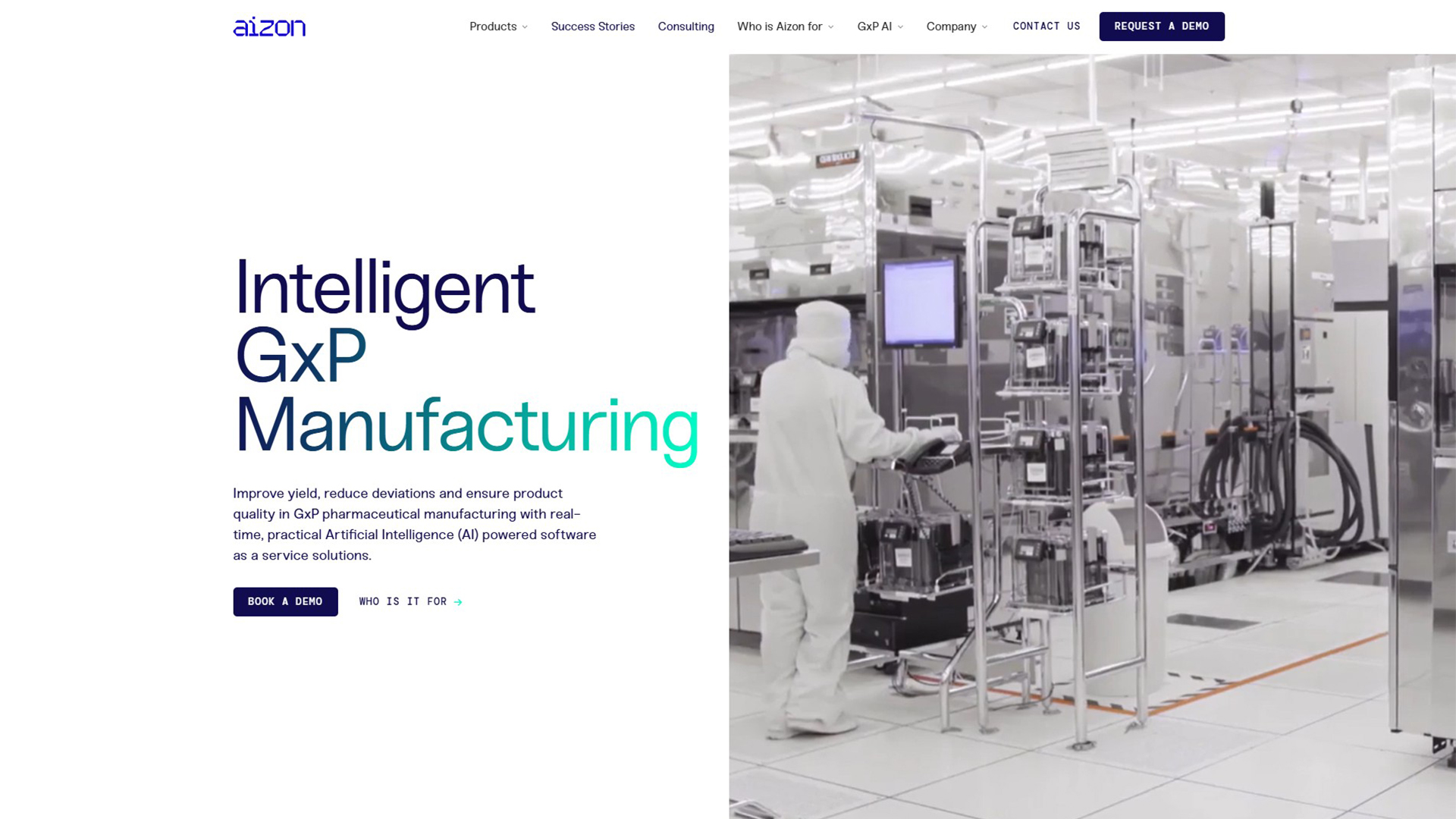 Pharma Manufacturing Software | Aizon | AllAiWebsite