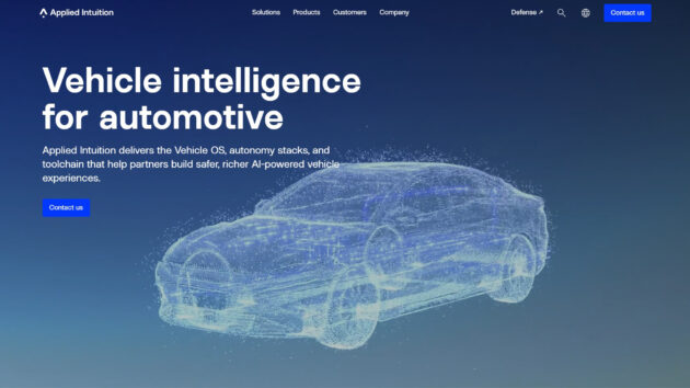 Autonomous Vehicle Software | Applied Intuition | AllAiWebsite