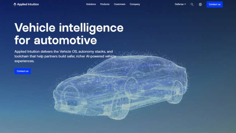 Autonomous Vehicle Software | Applied Intuition | AllAiWebsite