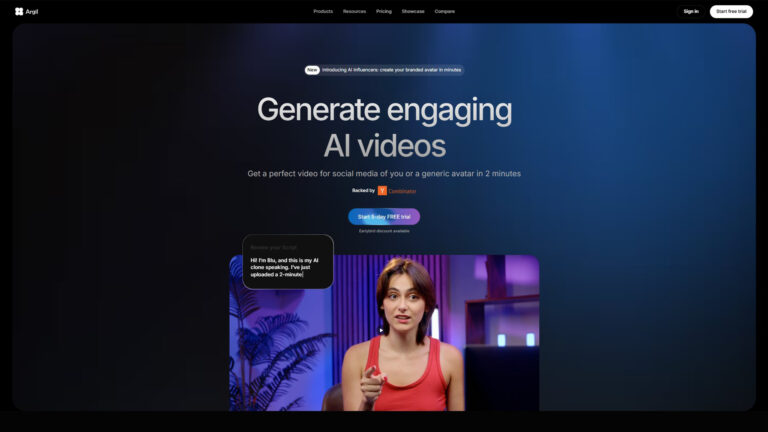 AI Video Creation Platform | Argil | AllAIWebsite