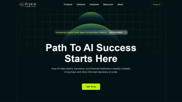 AI Financial Services Platform | Arya.ai | AllAiWebsite