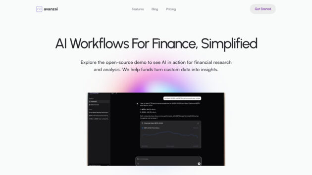 AI Financial Analysis | AvanzAI | AllAiWebsite