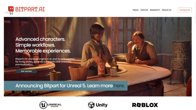 AI Character Engine | Bitpart AI | AllAiWebsite