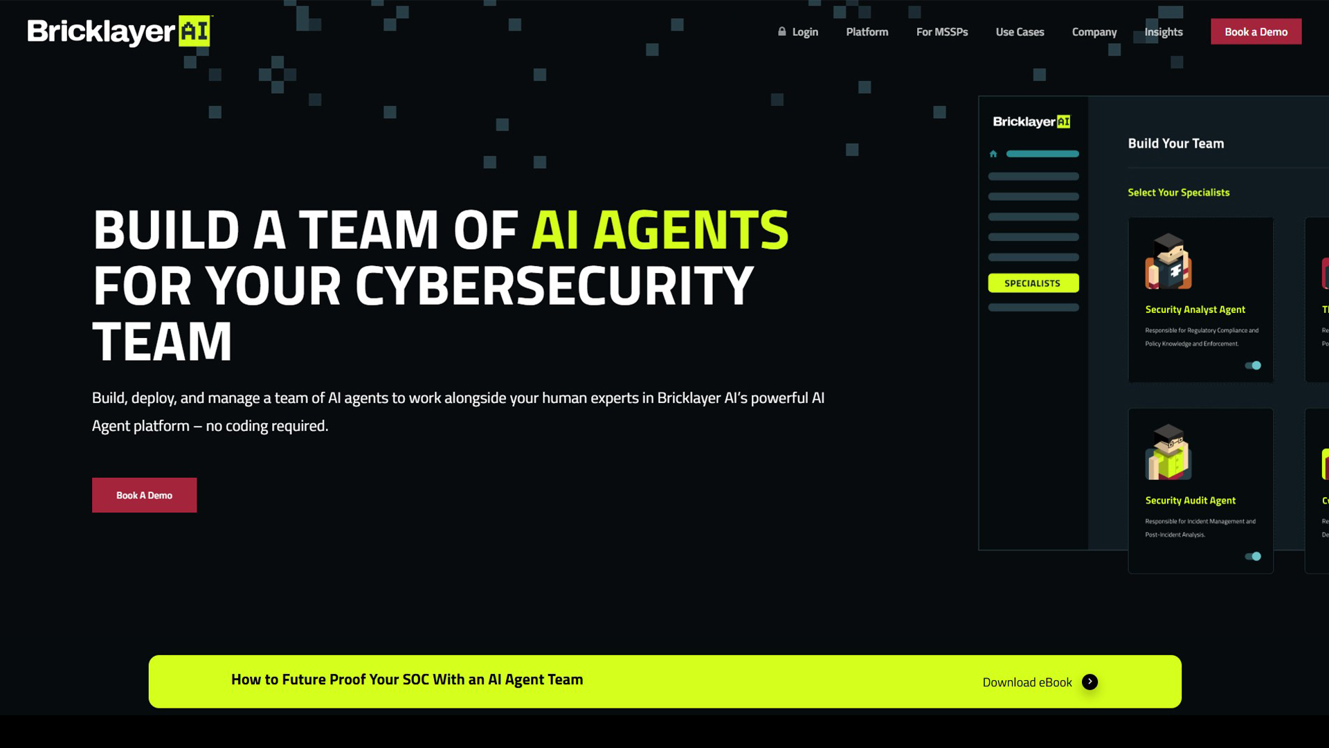 AI Cybersecurity Platform | Bricklayer AI | AllAiWebsite