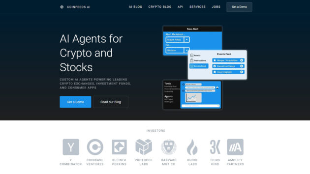 AI Crypto Analytics | Coinfeeds | AllAiWebsite