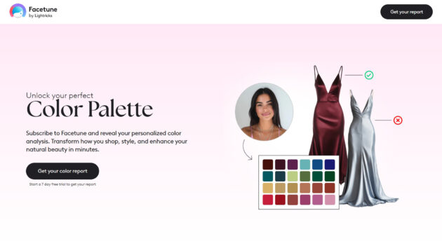 AI Color Analysis App | Color Palette Flow by Facetune | AllAiWebsite