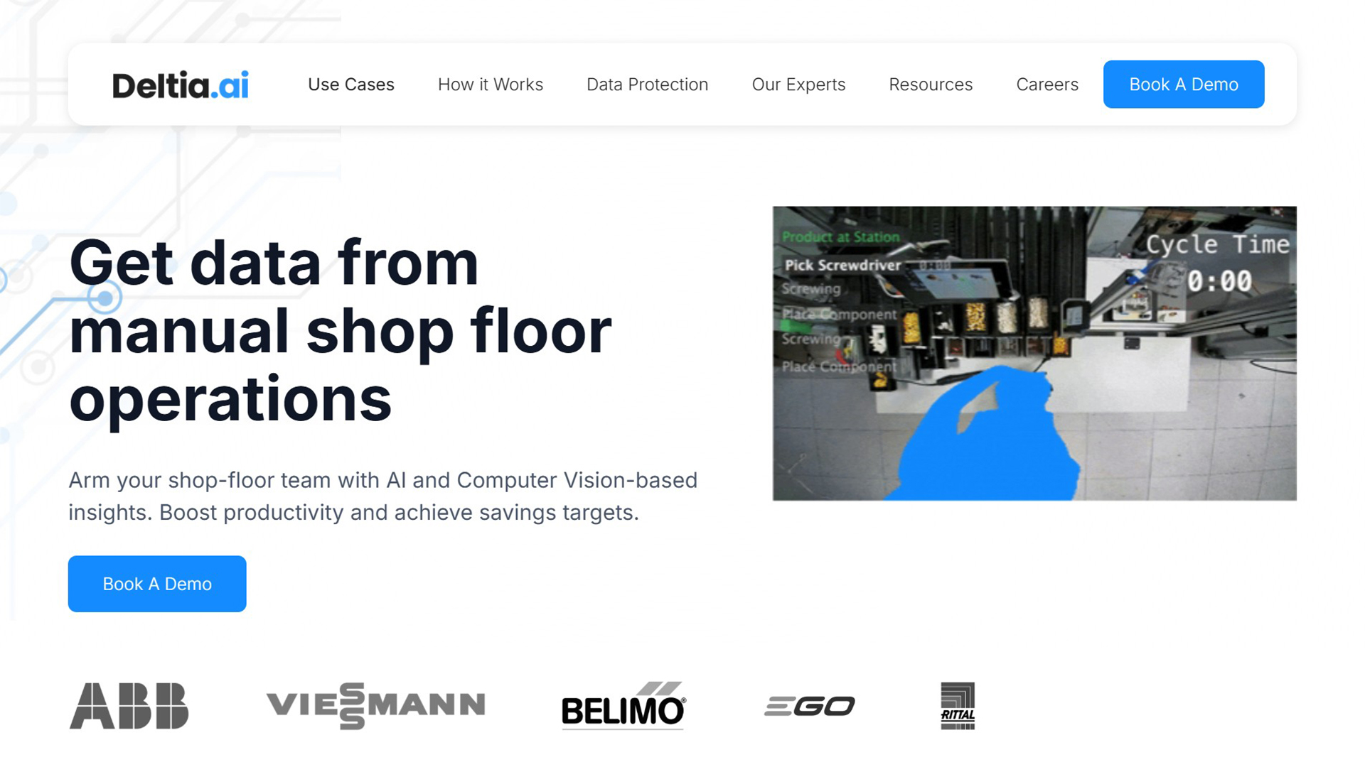 AI for manufacturing | Deltia | AllAIWebsite